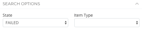 Routing Orders search labels
