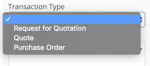 Single select choice