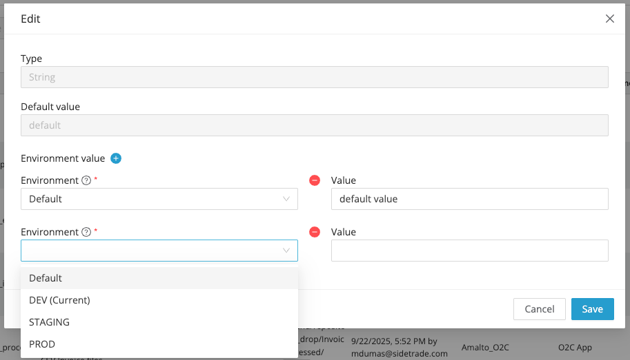 Override application configuration