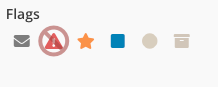 Searchable flags