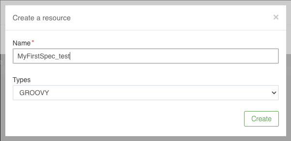 New test specification